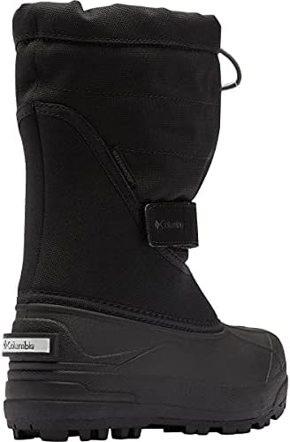 Columbia unisex child Powderbug Plus Ii Snow Boot, Black/Graphite, 6 Big Kid US | Image 2