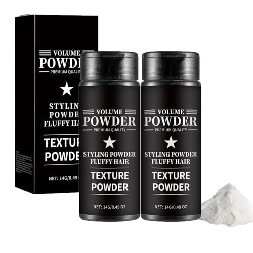 Poudre Coiffage Hommes, Poudre Volumisante et Texturisante, Remplissage De La Racine Des Cheveux Et De La Barbe, Huile De ContrôLe, Coiffage RafraîChissant