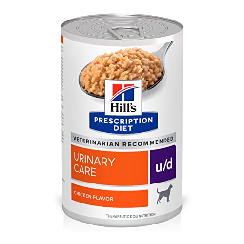 Hill's Prescription Diet U/D Urinary Care Chicken Flavor Wet Dog Food, Veterinary Diet, 13 Oz. Cans, 12-Pack #TOP19