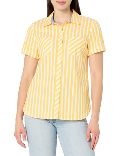 Image of Nautica Women's Button Front Short Sleeve Camp Shirt