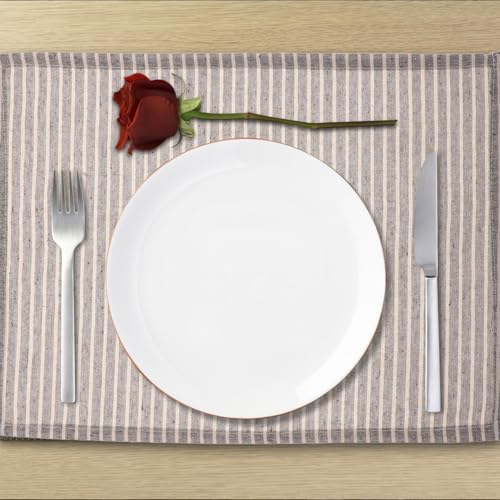 Serviettes rayées design vintage de qualité supérieure pour table élégante - 7