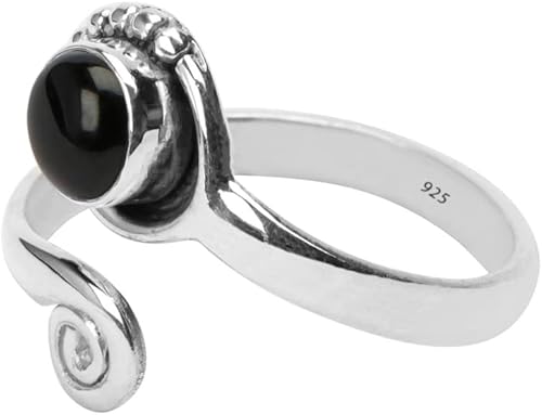 Miniatura 4 de Black Onyx Stone Toe Ring 925 Sterling Silver Feet Body Jewellery Handame Toe Ring Gemstone Adjustable Toering For Girls Women Gift Jewellery