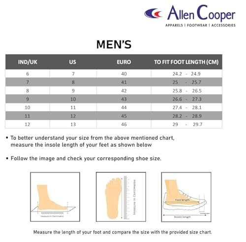 Image of Allen Cooper Training,Atheletic,Gym,Sports Comfortable Extra Max Air Capsule Air Cushion with Memory Foam Insole,Anti Skid Tech Grip Walking Shoes for Men(303 Grey /Navy-Sizes 6,7,8,9,10)