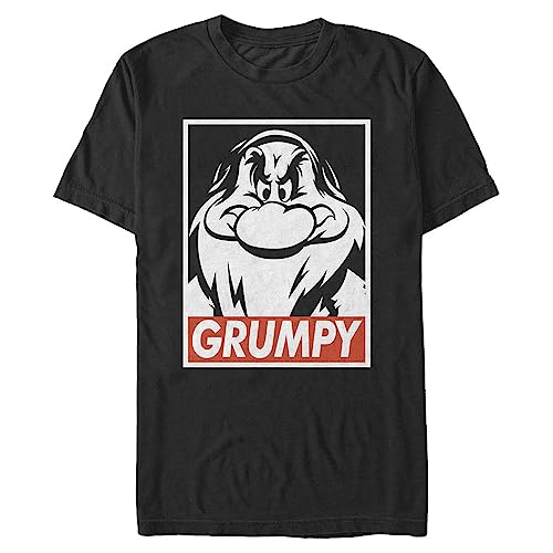 Disney Men's Snow White and Seven Dwarfs Grumpy Graphic T-Shirt