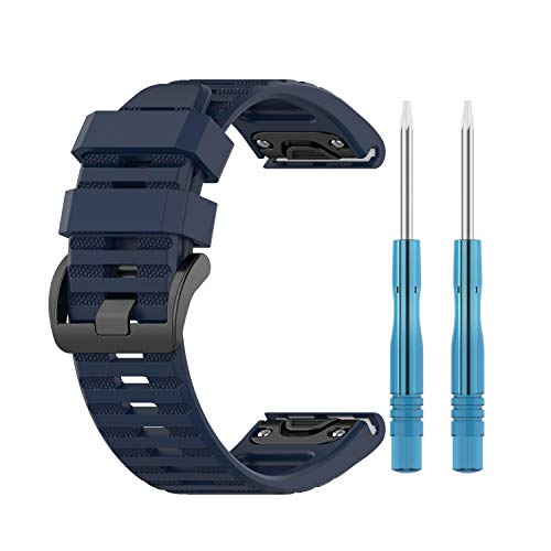 Correa de silicona de 26 mm para Garmin Enduro en color ágata