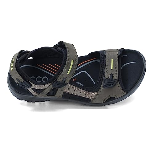 Image of ECCO Men's Yucatan Sandal,Tarmac /Moon Rock,49 M EU (US Men's 15-15.5 M)