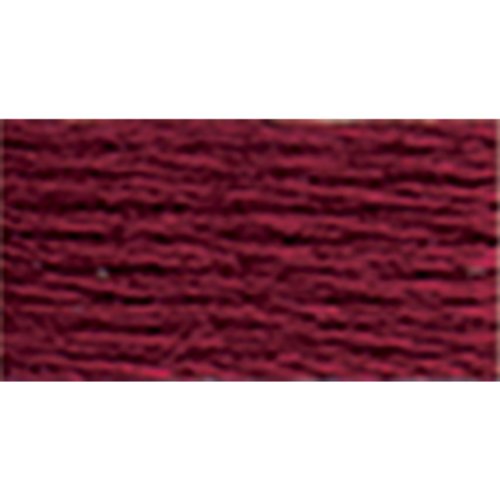 Hilo algodón perlado DMC color granate oscuro 95 yd miniatura 1