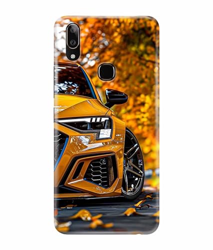 Image of Racing Car Rider Printed Hard Back Case Cover & Compatible for Vivo V9 / Vivo V9 Pro (Multicolor) - D1815