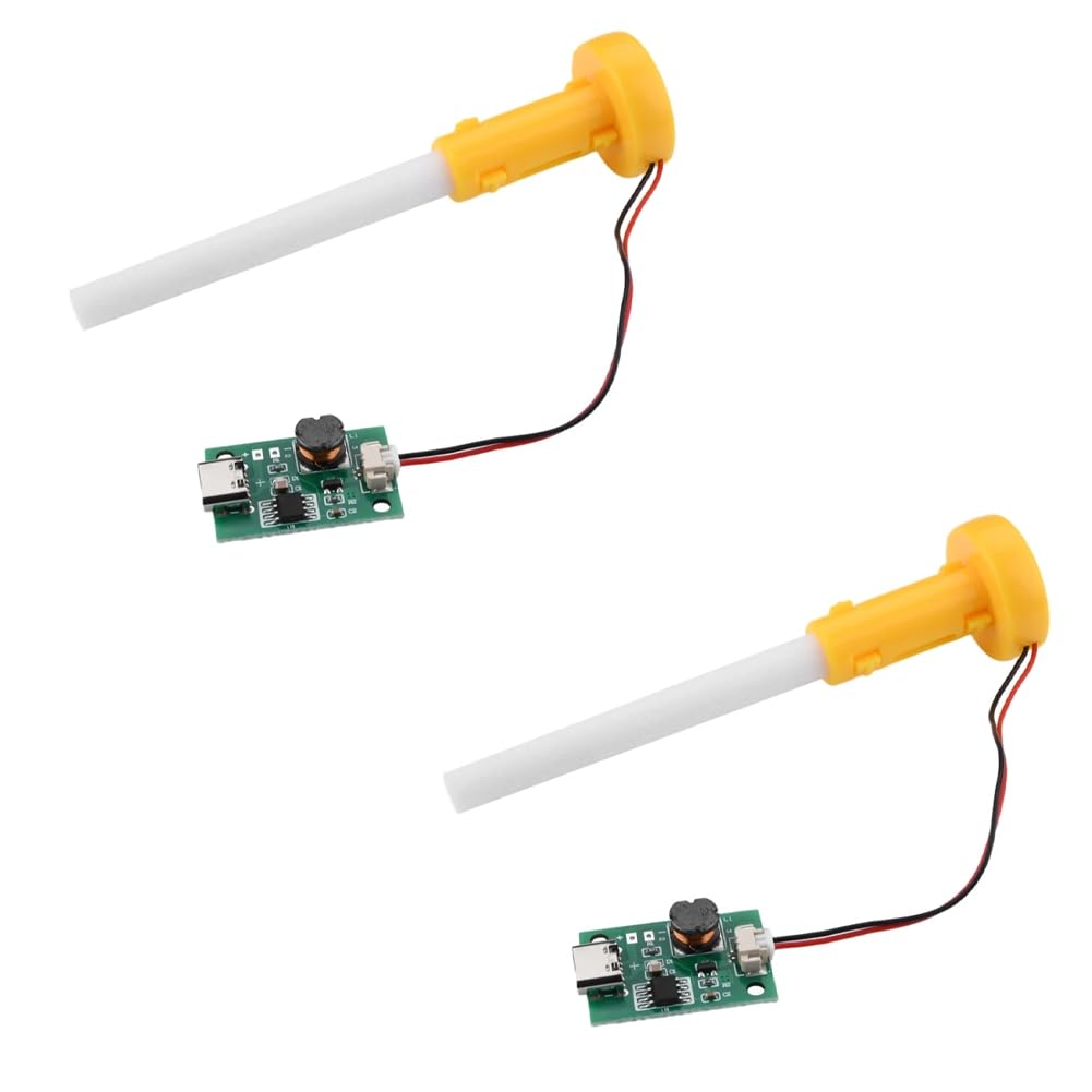 Diheohg DC5V Simple Non-Switching Atomization Humidification Module, DIY Ultrasonic Atomizer, Mini Type-C Humidifier, Circuit Board