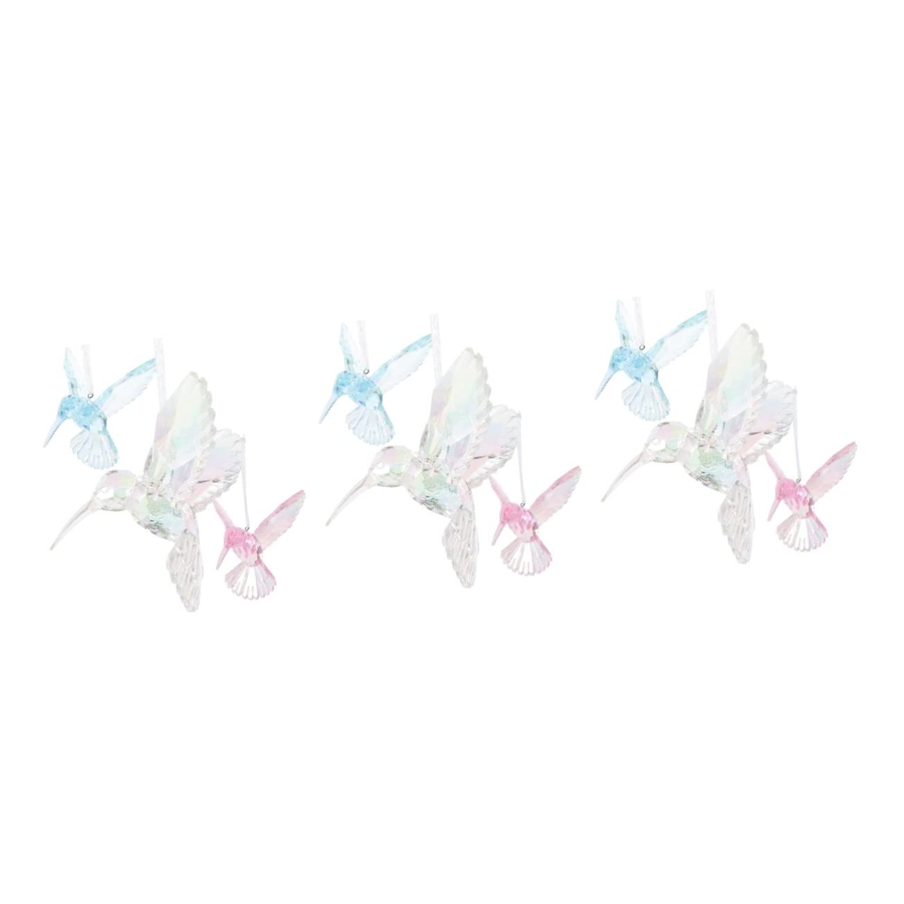 PRETYZOOM 9stücke Teiliges Transparentes Schillerndes Hummingbird Ornament Dekorative Vogelanhänger Für Und Deckenverzierung Für Innen Und Außeneinsatz