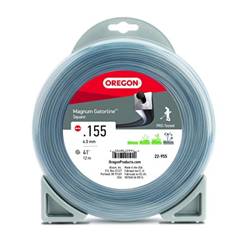 Oregon 22-955 Gatorline Heavy-Duty Professional Magnum 1/2-Pound Coil of .155-Inch-by-42-Foot Square-Shaped String Trimmer