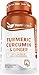 Organic Turmeric Curcumin and Ginger Capsules 1400mg with Black Pepper (Bioperine) l Joint Pain Relief Supplement, Anti-Inflammatory, Antioxidant 100% Natural- Tumeric with Ginger, Ginger Turmeric.