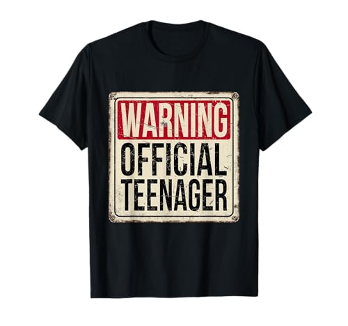 Vintage Official Teenager 13th Birthday Gift 13 Year Old Camiseta