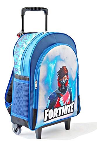 Mochila Fortnite Ether Rodinhas Kit Lancheira E Estojo