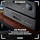 Cambridge Audio AXC35 - Separater CD-Player für HiFi-Anlage mit lückenloser Wiedergabe und Wolfson DAC mit Digitalausgang - Lunar Grey