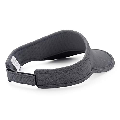 Ushake Sports Sun Visor For Man Or Woman In Golf Running Jogging Tennis Hiking Dark Grey #TOP1