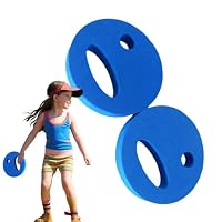Haltères Aquafitness 2 Disques EVA - Poids D'Eau Pour Piscine - Exercices Aquatiques Résistance