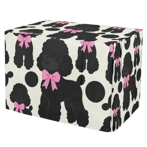 Housse pour cage de chien avec store enrouleur double face modulable - 2