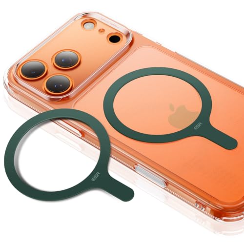 Image of ESR for MagSafe Sticker, MagSafe Ring, 2 Pack Metal Ring for Phone case, Universal Wireless Charger Conversion Kit for iPhone 17 /16 /16e /15 /14 /13 /12 /11, Galaxy S24 /S23 /S22, Google, Green