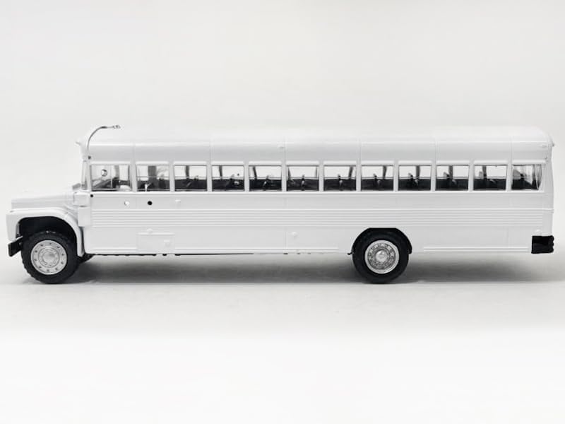 School Bus White 1/87 (HO) Plastic Model 006618W