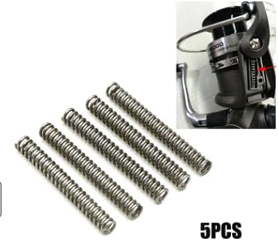 Pack of 5 Fishing Reel Spring Kick Lever Spring Fishing Reel Parts Repair Reel Spring Fishing Spring for Daiwa Series Fishing Tool
