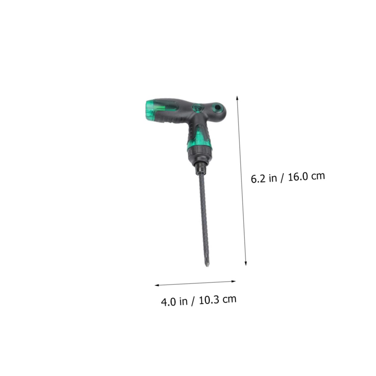 HOMSFOU 4pezzi Cacciavite a Cricchetto Punta Croce Piatto Con Impugnatura Antiscivolo in Acciaio Utensile Di Precisione Per Riparazione Di Elettrodomestici