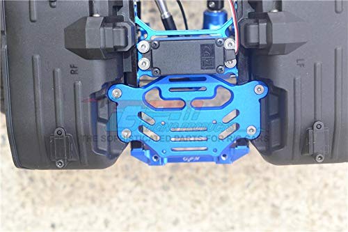 GPM Alu-Stabilisierungsplatte Für Traxxas TRX-4 Bronco/Blazer/G500 – 1-teilig, Grau/silber