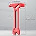 4-in-1 Emergency Tool – Gas & Water Shut Off Wrench, Non-Sparking Pry Bar, Earthquake Survival – Firefighter-Designed, Heavy-Duty Alloy (Red)
