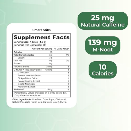 Image of Youngevity SMART | Focus & Clarity | Natural Caffeine | 30 Stick Packs