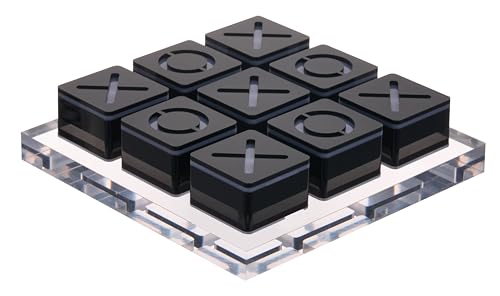 Modern Tic Tac Toe de Acrílico con Base Clara miniatura 1