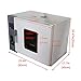 Yokoma 220V Digital Forced Air Convection Drying Oven Industrial Lab Heat Drying Temperature Control Three-Speed Control Fan (13.4X13.8X13.8inch Chamber)