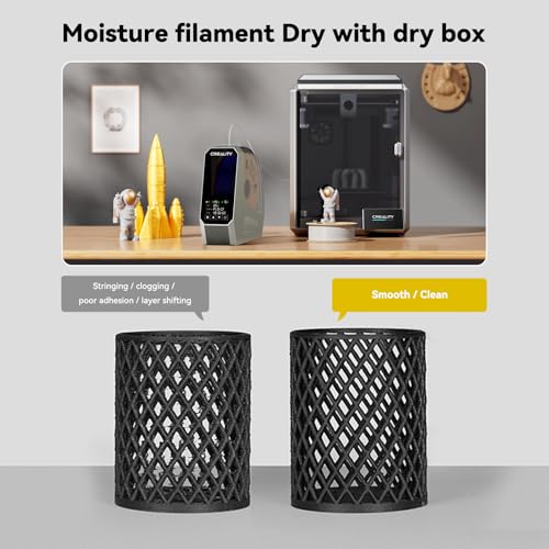 Image of CREALITY Space Pi Filament Dryer - 360 Hot-Air Circulation, Fast Heating, 3.7'' LCD Touch Screen, One Key Set Filament Dehydrator & Storage Box for 1.75 /2.85mm PLA, PETG, ABS, Nylon, PA, TPU