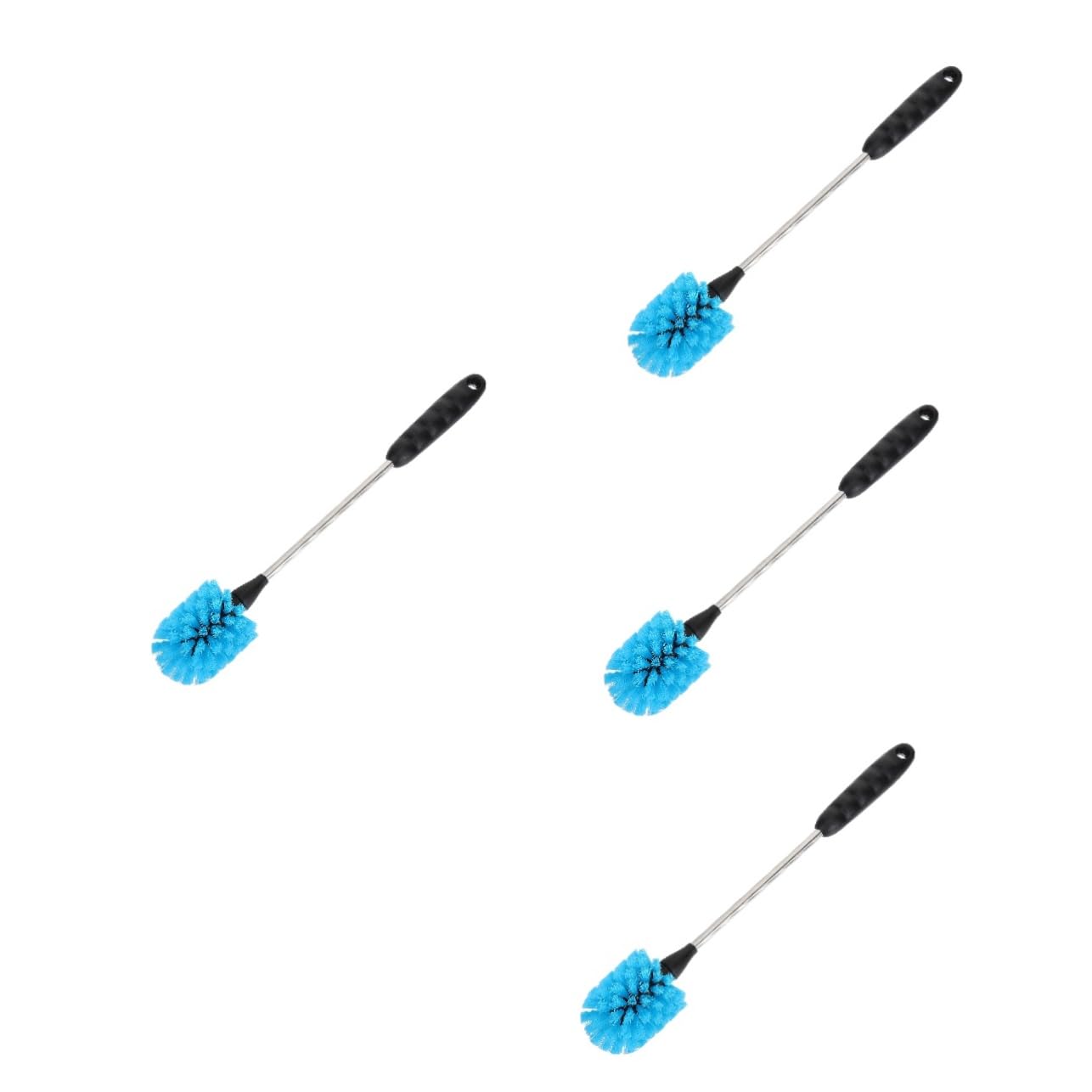 Toyvian 4piezas Cepillo De Limpieza para Biberones De Larga Duración Cepillo Multiusos Mango para Garrafas y Botellas De Agua para Uso Diario y Viaje