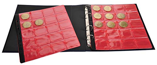 Carpeta de medallas de recuerdo y monedas conmemorativas con fundas 5