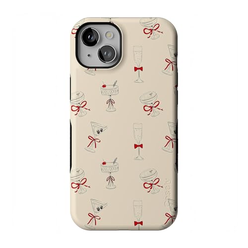 Casely iPhone 15 Case | Tini | Kitty and Vibe Holiday | Compatible with MagSafe | Bold Protective Case Design