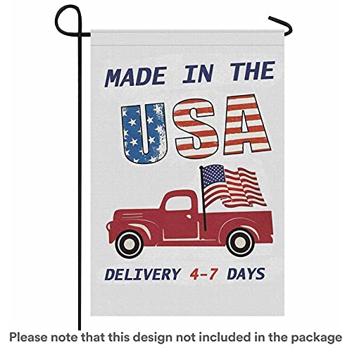 Personalized Camper Camping Garden Flag Our Happy Place Rv Flag For Outdoor Yard House Banner Home Lawn Welcome Decoration 12.5" X 18" Double Sided #TOP5