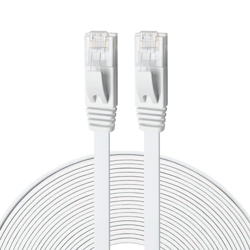 Yauhody C6W03FT6P-JP Cat 6 Ethernet Cable 3Ft 6-Pack White, High Speed Solid Flat Cat6 Gigabit Internet Network Lan Patch Cords thumb #8