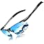 Blue/ Mirrored Lens