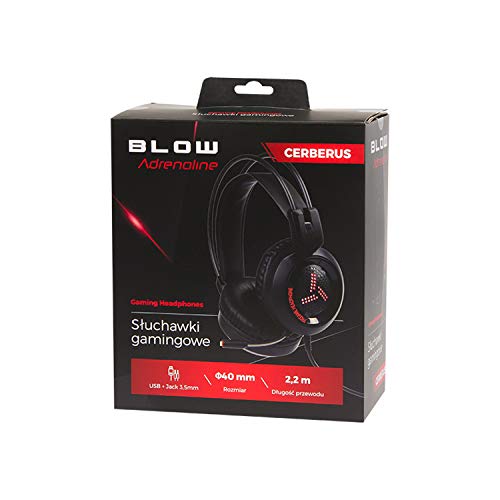 Blow Cerbeus Gaming Headset met microfoon en LED-verlichting PC Stereo koptelefoon - Afbeelding 4