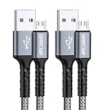 GHNTJAP マイクロ USB ケーブル 2M 【2本セット】 Micro USB ケーブル 高速充電 USB2.0データ転送 Android充電ケーブル アンドロイド充電コード Xperia X/Galaxy S7/Kindle/PS4 多機種対応