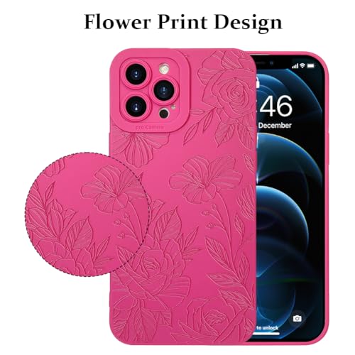 Coque iPhone 12 Pro fleur rose pour préserver des chutes - 3