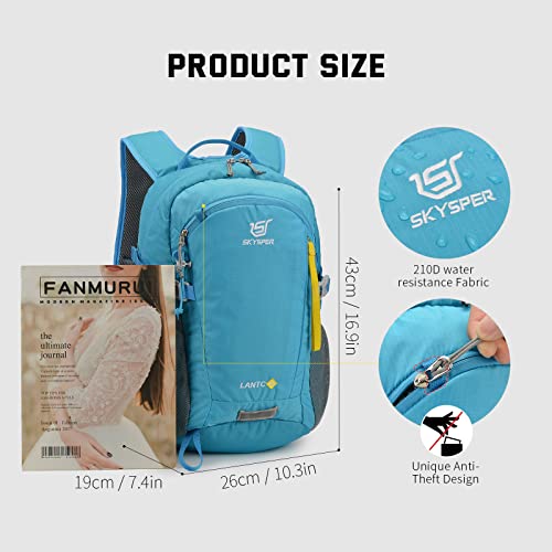 Skysper Small Hiking Backpack, 20L Lightweight Travel Backpacks Waterproof Hiking Daypack For Women Men(Blue) #TOP4
