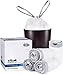 Plasticplace 8 Gallon Trash Bags â”‚ 0.7 Mil â”‚ White Drawstring Garbage Can Liners â”‚ 22