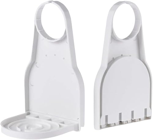 Paquete de 2 soportes para vasos de detergente para ropa sucia, atrapador de goteo de detergente, bandeja de goteo, no más desorden ni fugas y