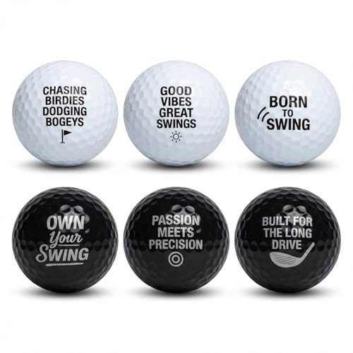 Thorza Motivational Quote Golf Balls (6-Pack)