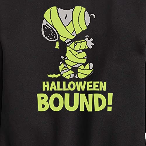 HYBRID APPAREL - Peanuts - Halloween Bound Glow - Toddler And Youth Crewneck Fleece Sweatshirt3