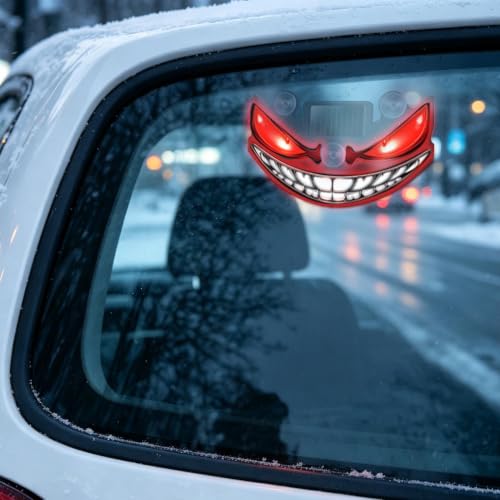 Ojos LED para coche con carga solar y sensor dinámico inteligente USB 4