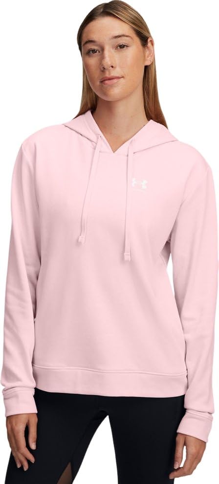 UA Rival Terry Hoodie Under Armour sweat rose léger et respirant