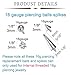 QWALIT Internal Thread Septum Ring Balls 16g Replacement Rook Earring Snake Bites Piercing Screw Ball Labret Lip Studs Top Balls Spikes