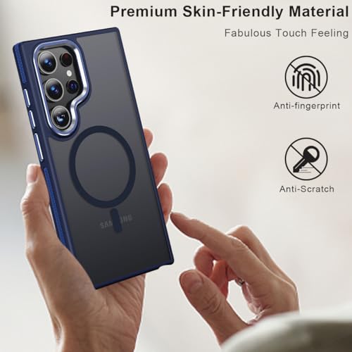 Image of MALEWOLF Magnetic Case for Samsung Galaxy S24 Ultra, Slim Matte Cover